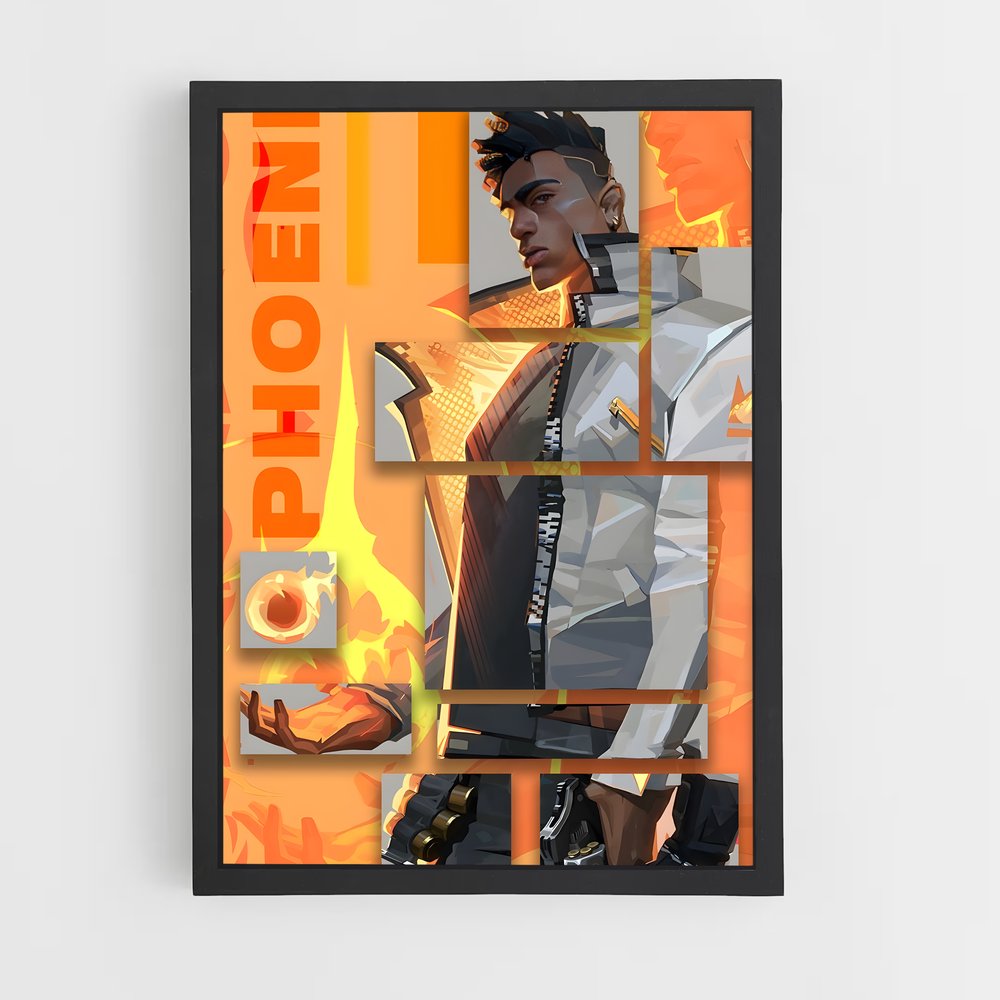 Poster Phoenix mur – affiche Valorant (vue 2)
